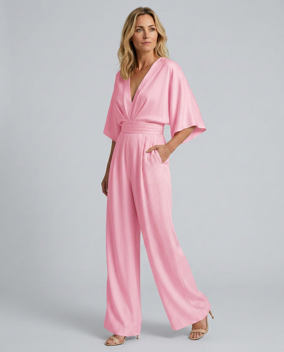 Tamara | Wide-Leg Jumpsuit with V-Neckline