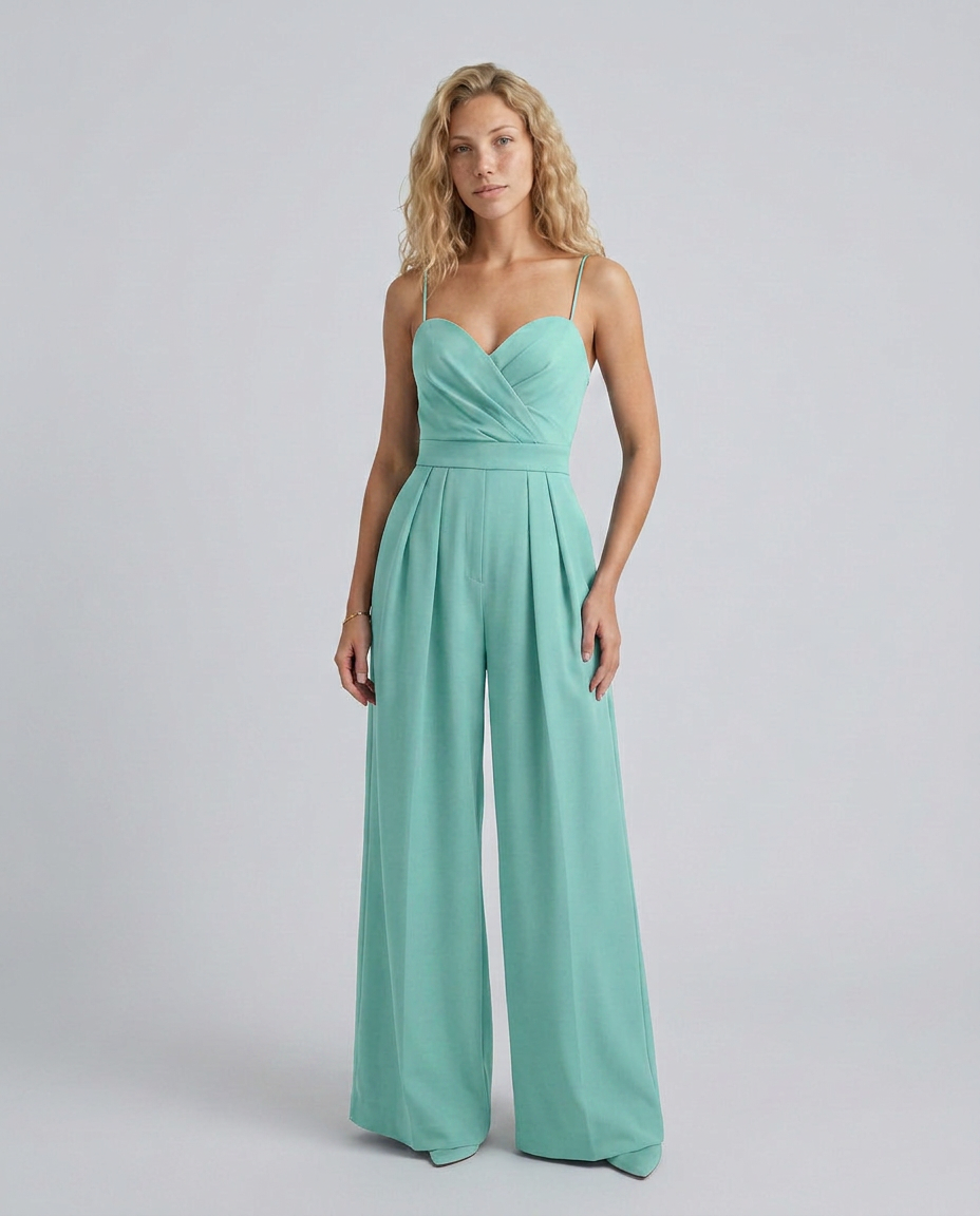 Lessie | Wide-Leg Jumpsuit with Sweetheart Neckline