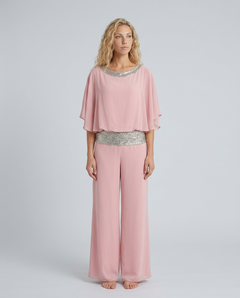 Lorrie | Wide-Leg Jumpsuit with Sequin Waist Detail