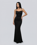 Aria | Maxi Dress with Cross-Back Detail