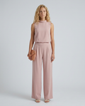 Sheri | Sleeveless Wide-Leg Jumpsuit with High Neck