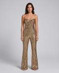 Valentina | Sequin Jumpsuit with Flared Trousers