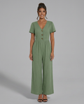 Brandy | Wide-Leg Jumpsuit with Button Detail