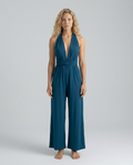 Cara | Halter Jumpsuit with Wide-Leg Trousers