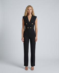Gail | Tailored Jumpsuit with Double-Breasted Front