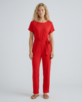 Eileen | Relaxed Jumpsuit with Waist Tie Belt