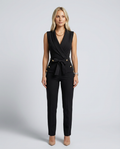 Ella | Sleeveless Jumpsuit with Wrap V-Neck