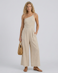 Liza | Sleeveless Jumpsuit with Slim Waist Detail