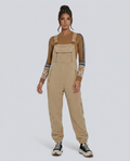 Emilia | Fleece Jumpsuit with Zip Pockets
