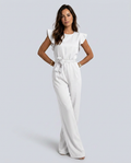 Paige | Wide-Leg Jumpsuit with Ruffle Sleeves