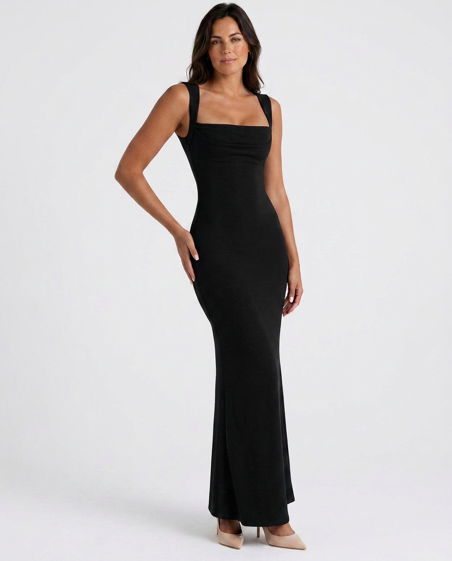 Serena | Bordeaux Maxi Dress