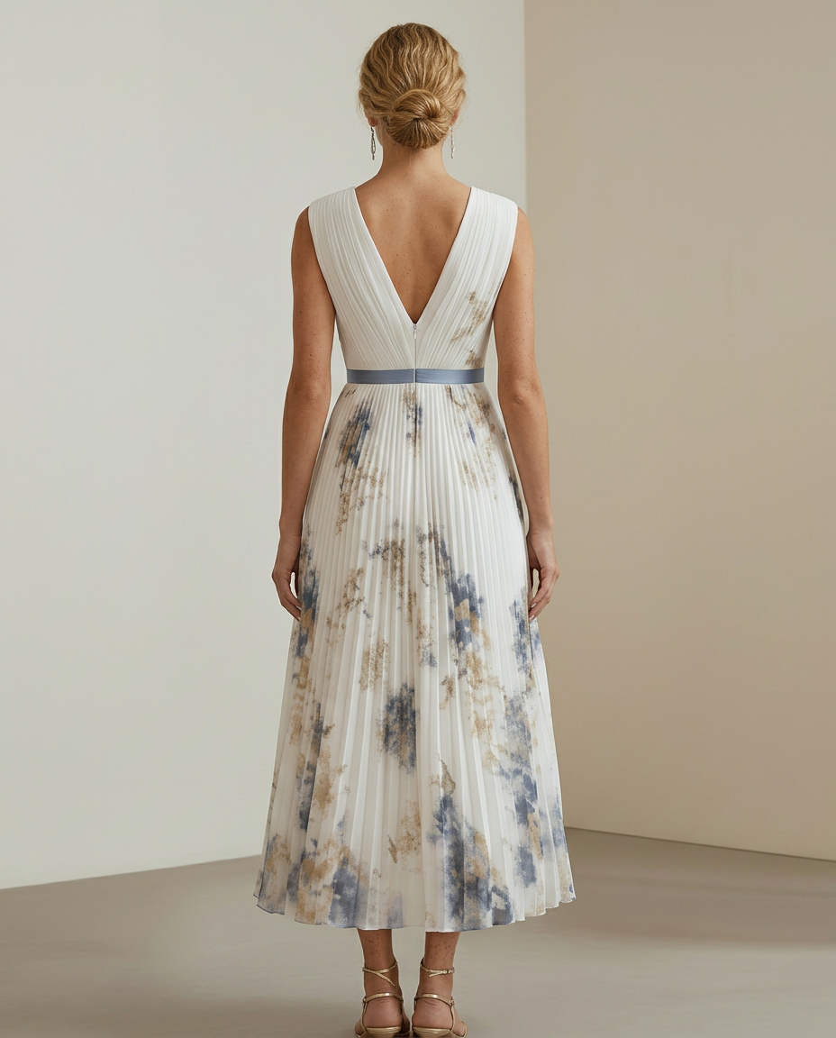 Jessie | Floral Maxi in Blue & White