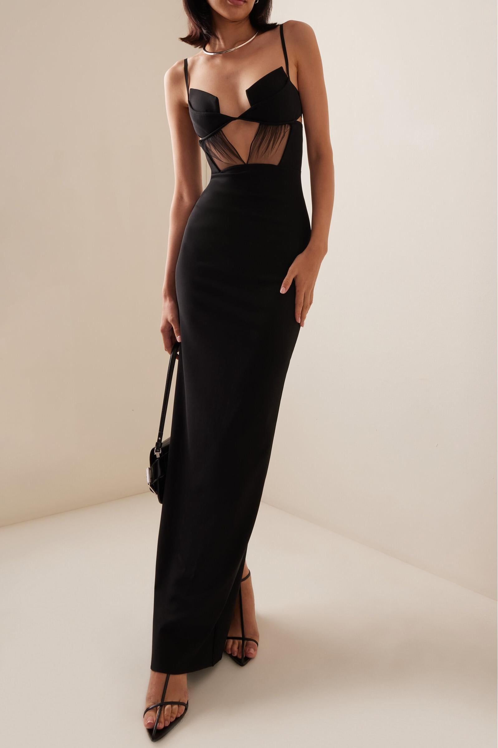 Ivy | Cut-Out Spliced Maxi Dress