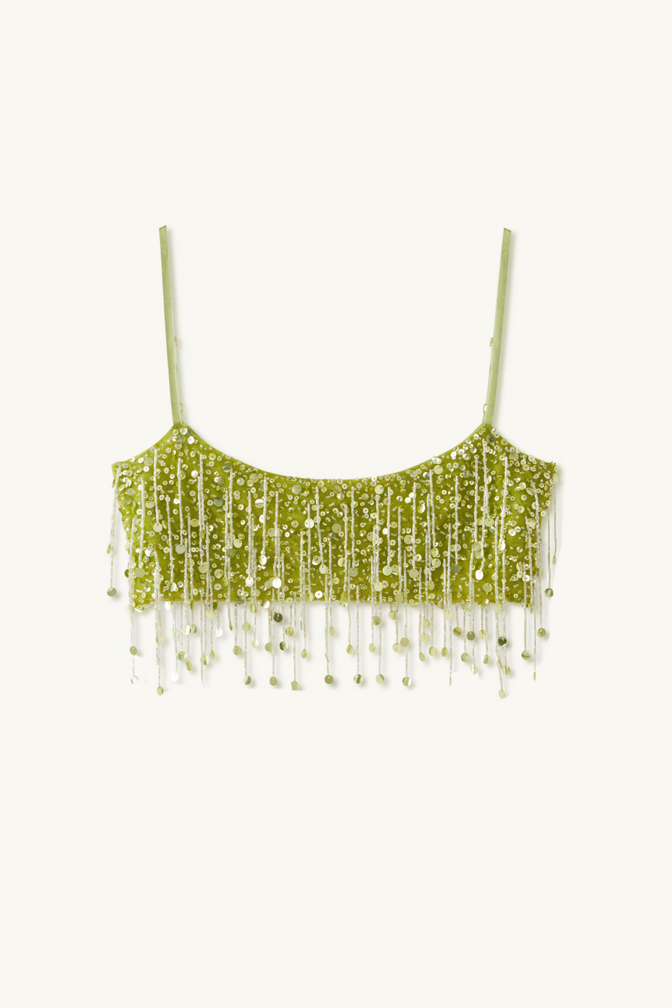 Lena | Sequin Tassel Slip Top & Mini Skirt Set