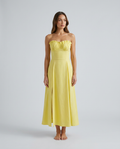 Anne | Romantic Midi with Bustier & A-Line Skirt