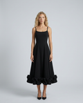 Reina | Ruffle Midi Party Dress