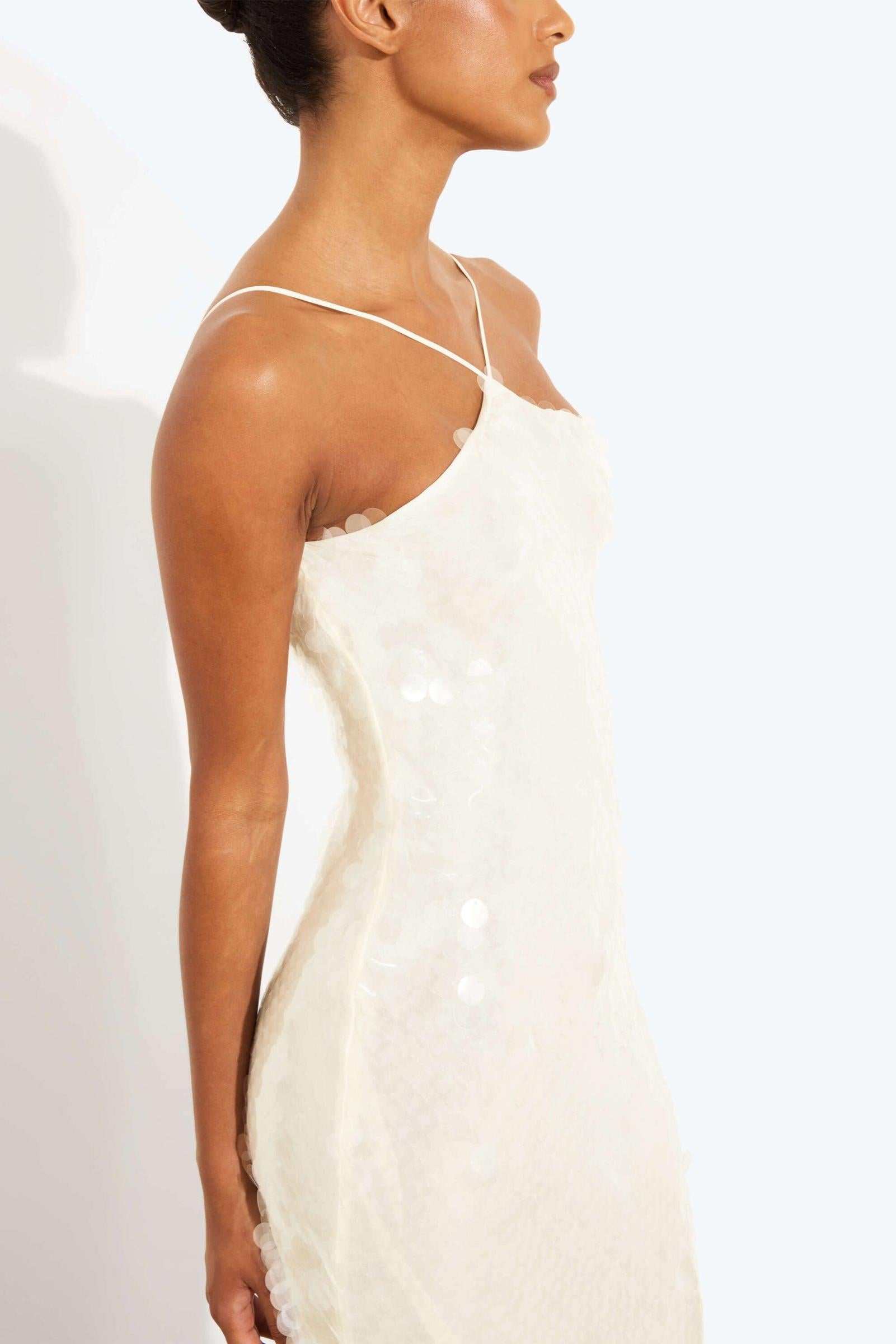 Rosa | Sequin Halter Neck Sleeveless Maxi Dress