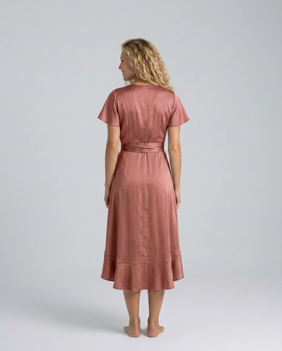 Luna | Midi-Length Flowing Vintage Cocktail Dress