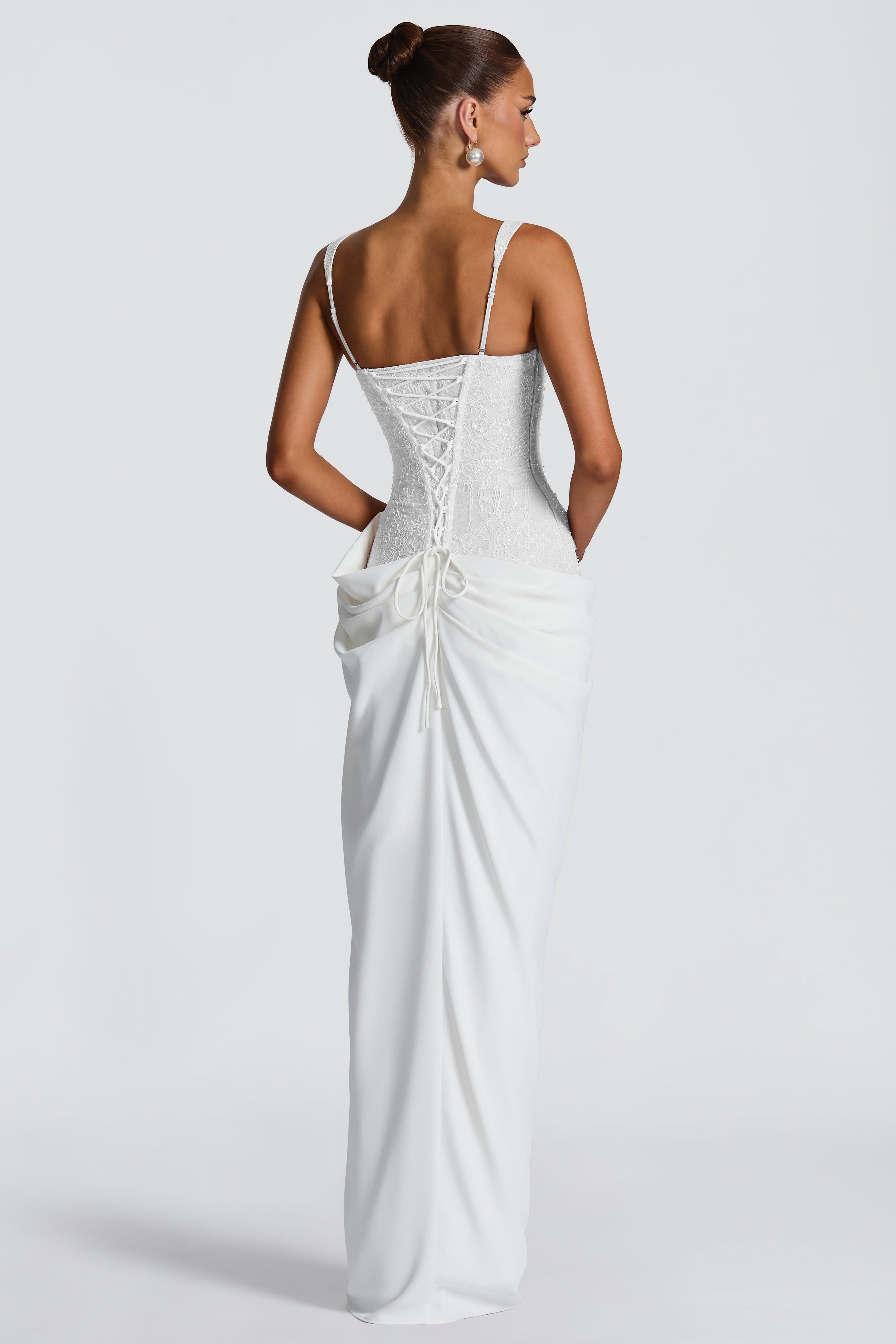 Sienna | Lace Sequin Spliced Maxi Dress
