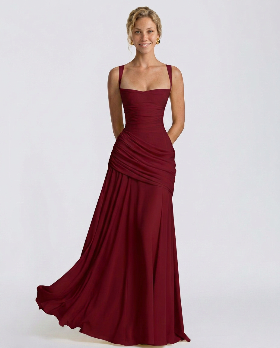 Sura | Off-Shoulder Flowy Maxi Dress