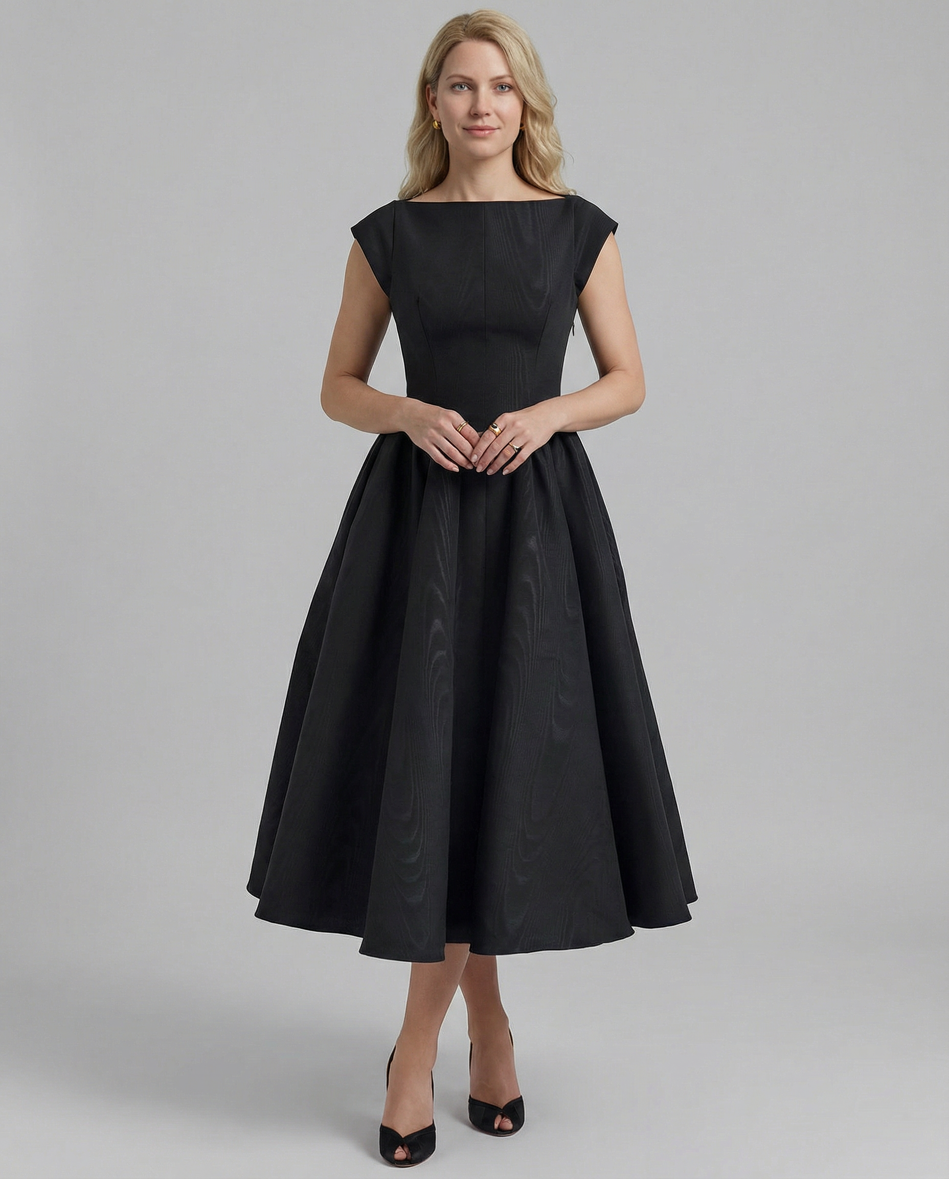Hazel | Open-Back Midi Dress