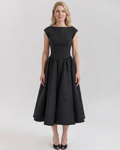 Hazel | Open-Back Midi Dress