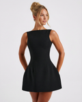 Nora | Open-Back Sleeveless Mini Dress