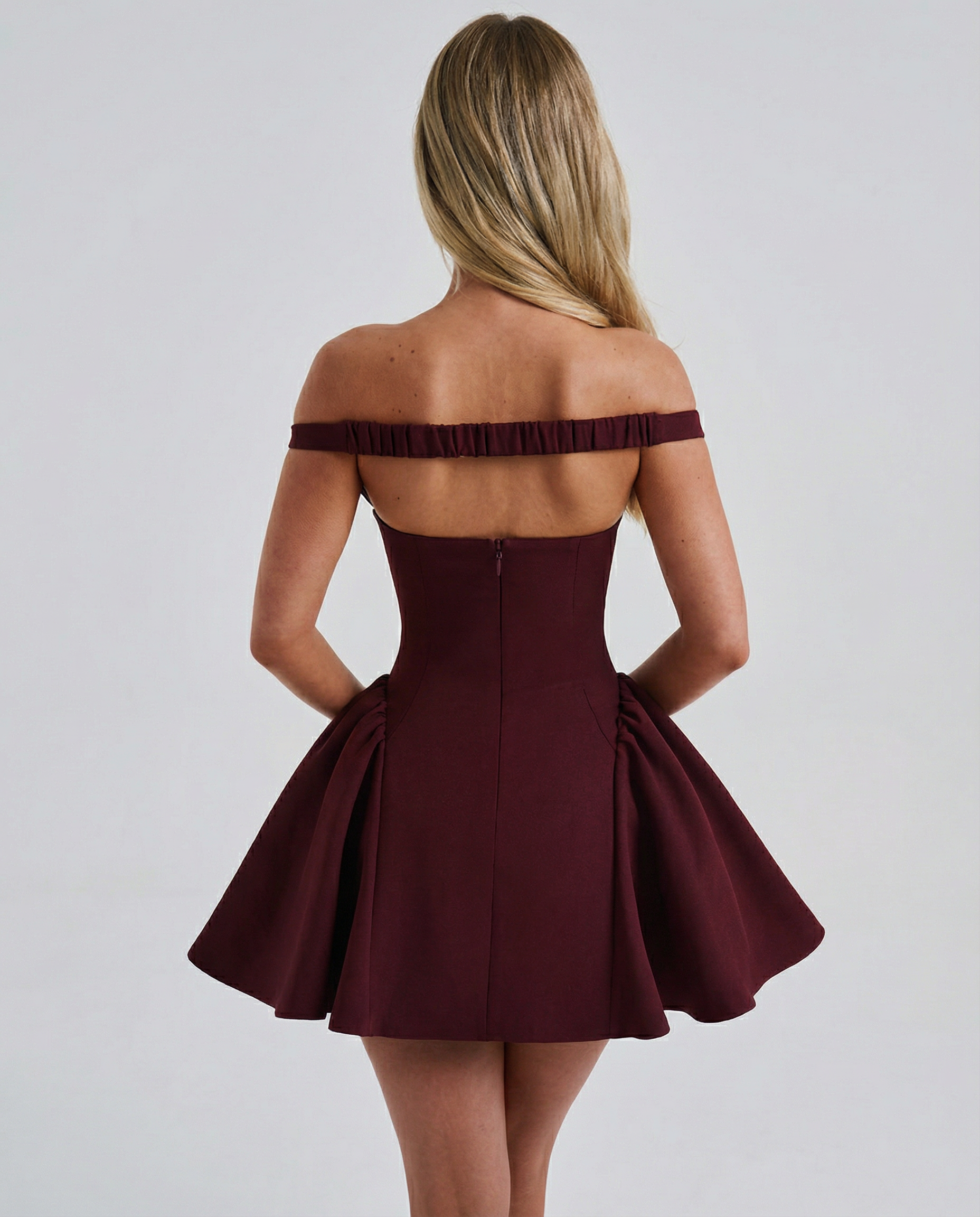 Serina | Mini Dress with Off-Shoulder Neckline