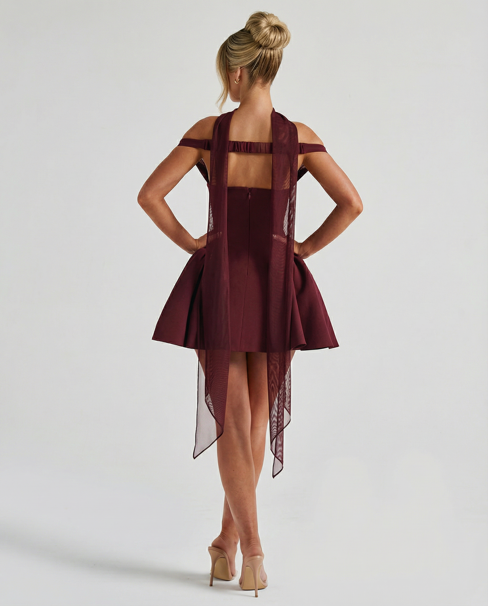 Serina | Mini Dress with Off-Shoulder Neckline