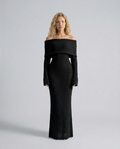 Priya | Off-Shoulder Fitted Maxi Dress
