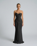 Ulrika | Strapless Sequined Maxi Dress