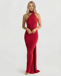 Ximena | Maxi Dress with One-Shoulder Open Back