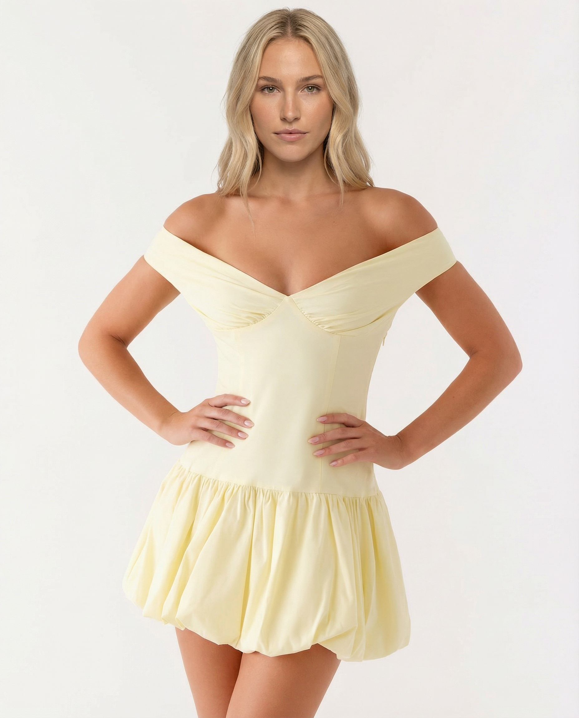 Cynthia | Off Shoulder Sleeveless Mini Dress