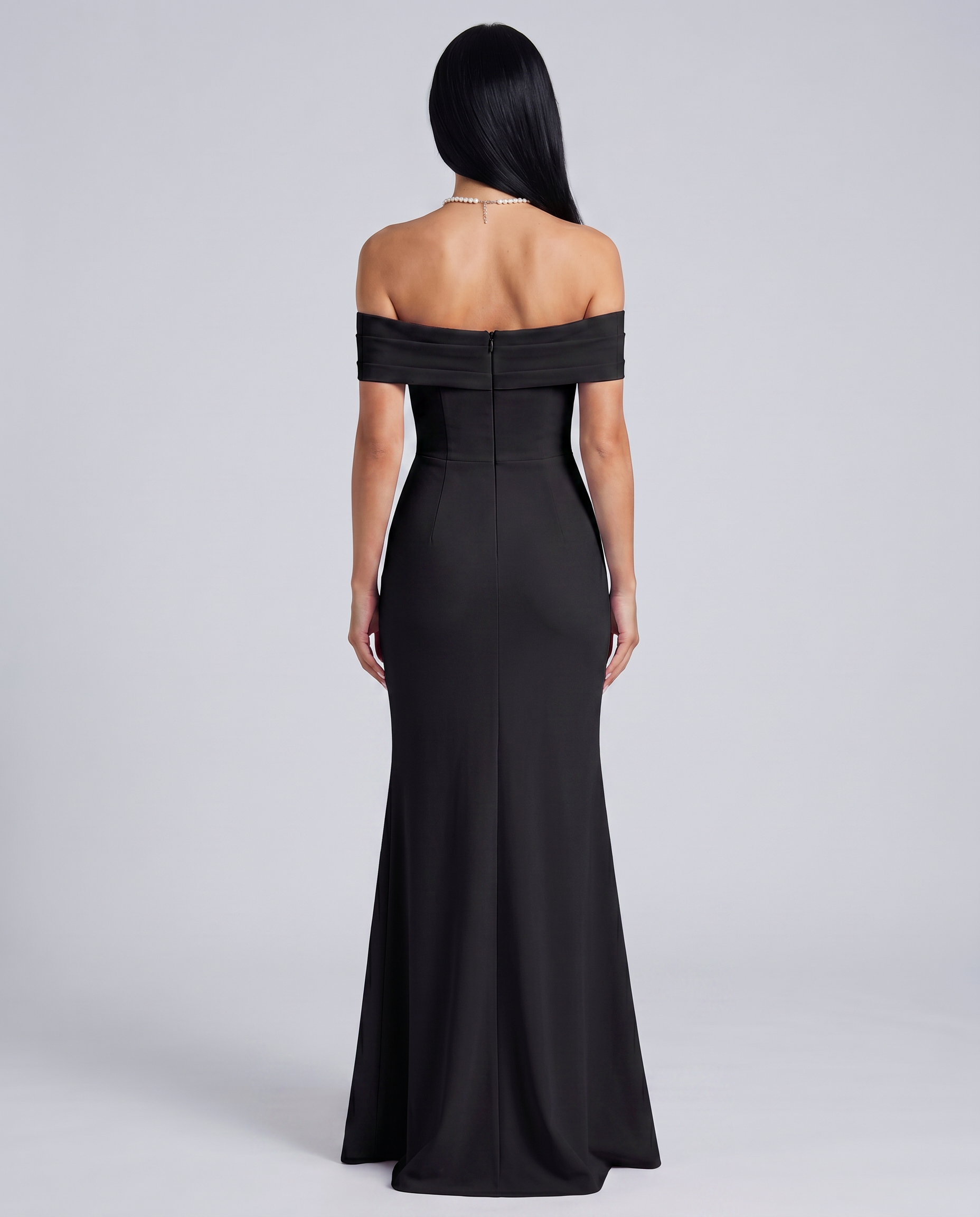 Miriam | Maxi Dress with Off Shoulder and High Slit