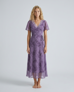 Lavinia | Butterfly Sleeve Floral Midi Dress
