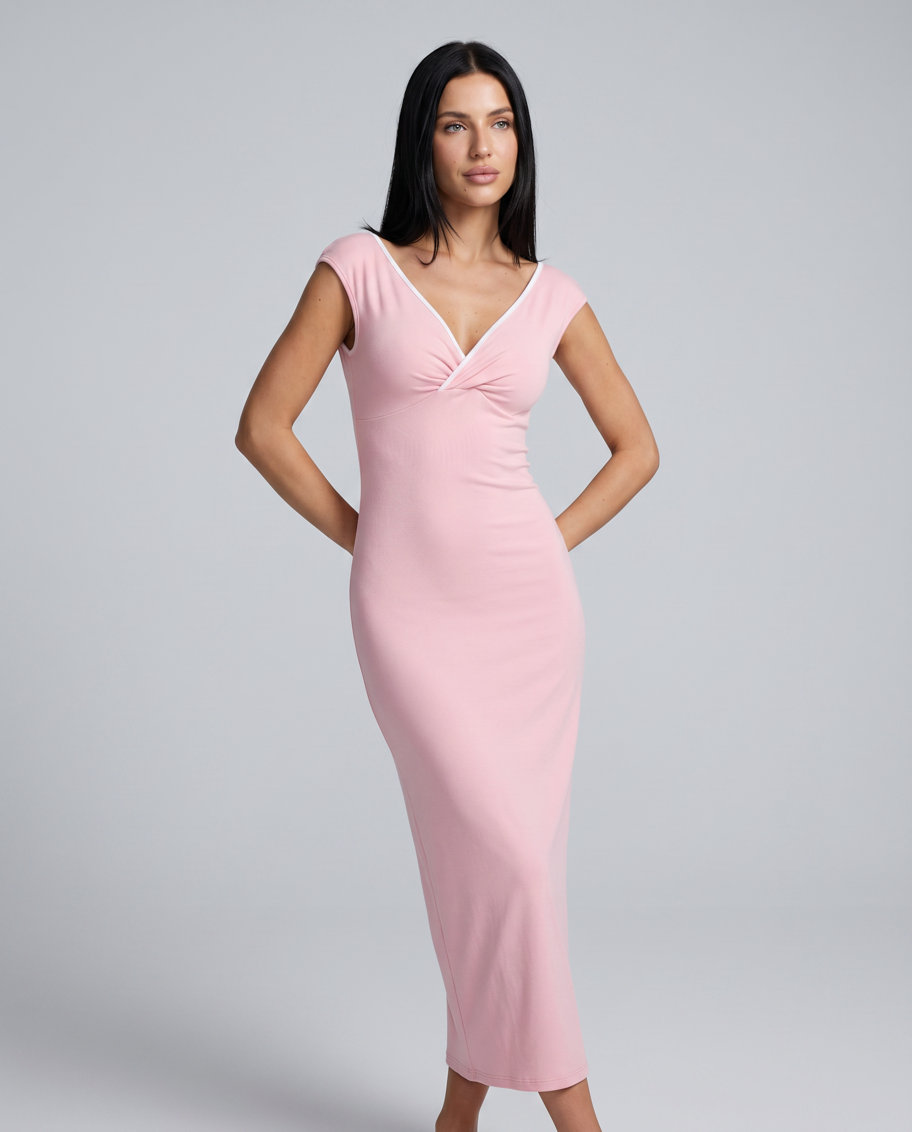 Delia | Off Shoulder Maxi Dress with Ruched Waist