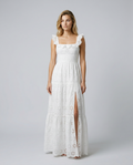 Lillie | Maxi Dress with Eyelet Embroidery