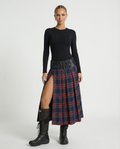 Kim | Maxi Kilt with Pleated Design