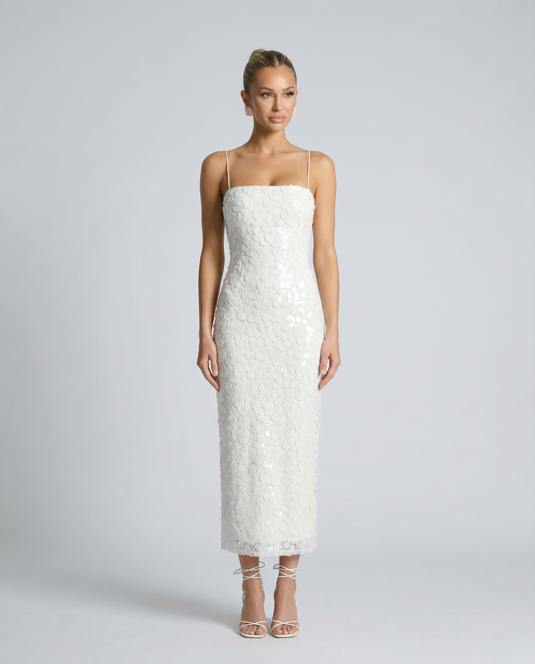 Kelley | Midi Dress with Sequin Detailing