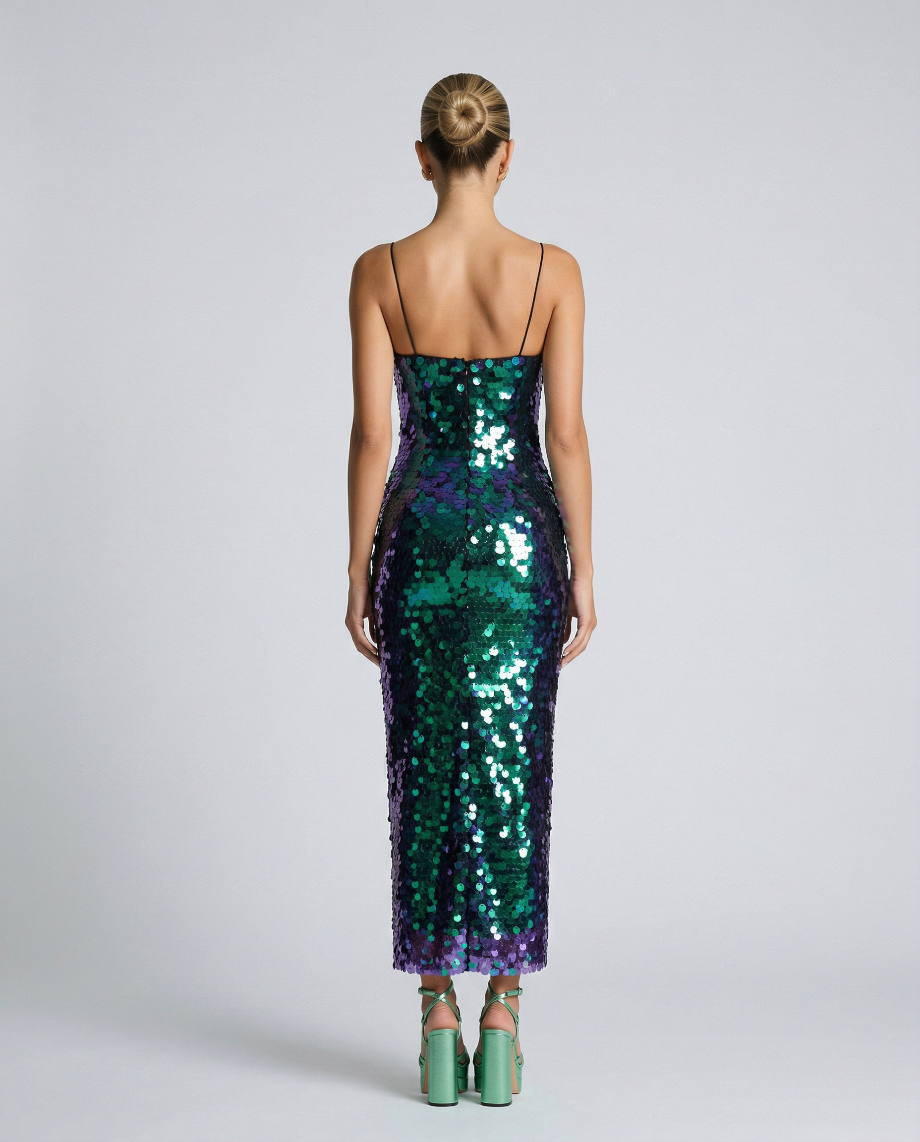 Kelley | Midi Dress with Sequin Detailing