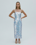 Kelley | Midi Dress with Sequin Detailing
