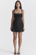 Cathy | Mini Dress with Square Neckline and A-Line Fit