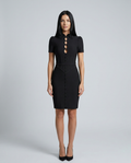 Heidi | Mini Bandage Dress with High Neck