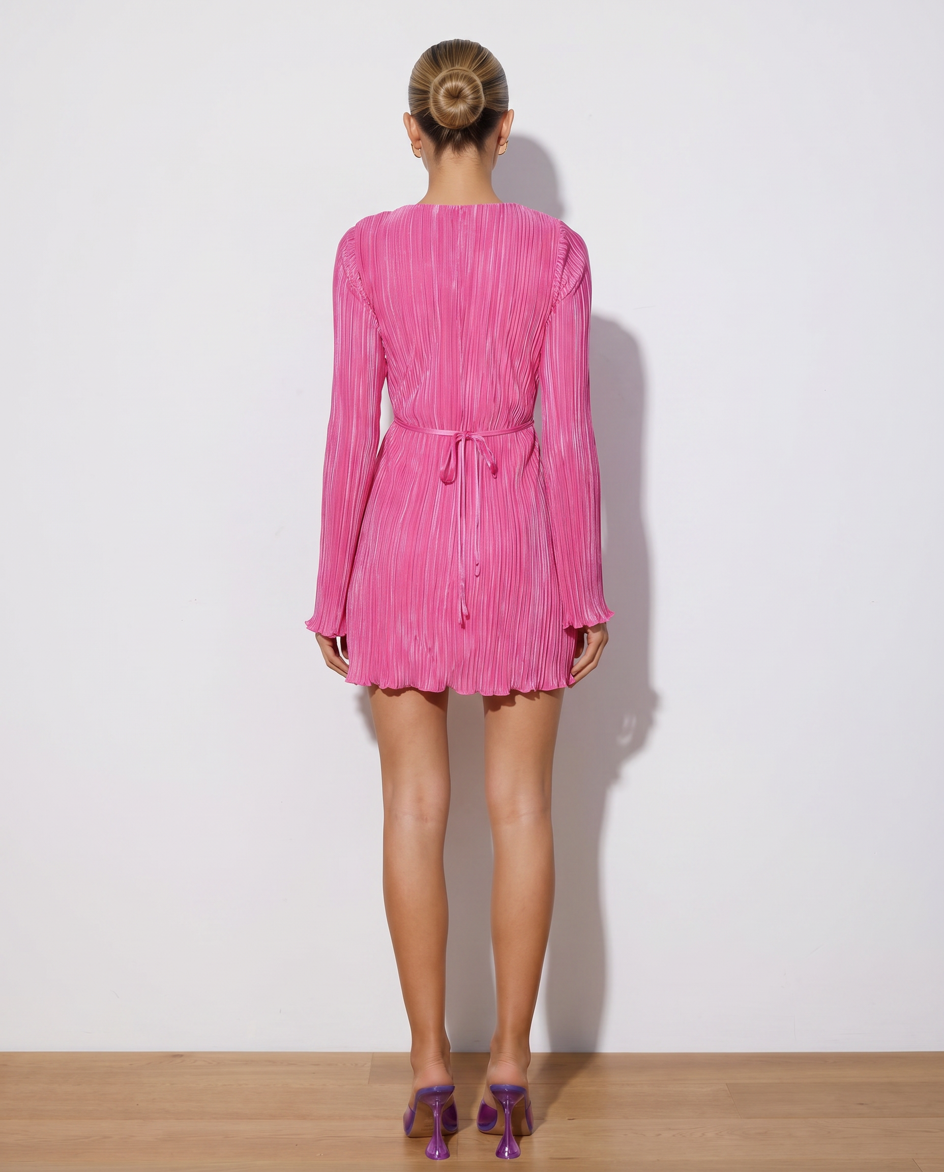 Lorie | Mini Dress with Pleated Texture
