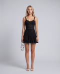 Marianne | Mini Dress with Eyelet Embroidery