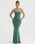 Mia | Maxi Bodycon Dress with Cowl Neck