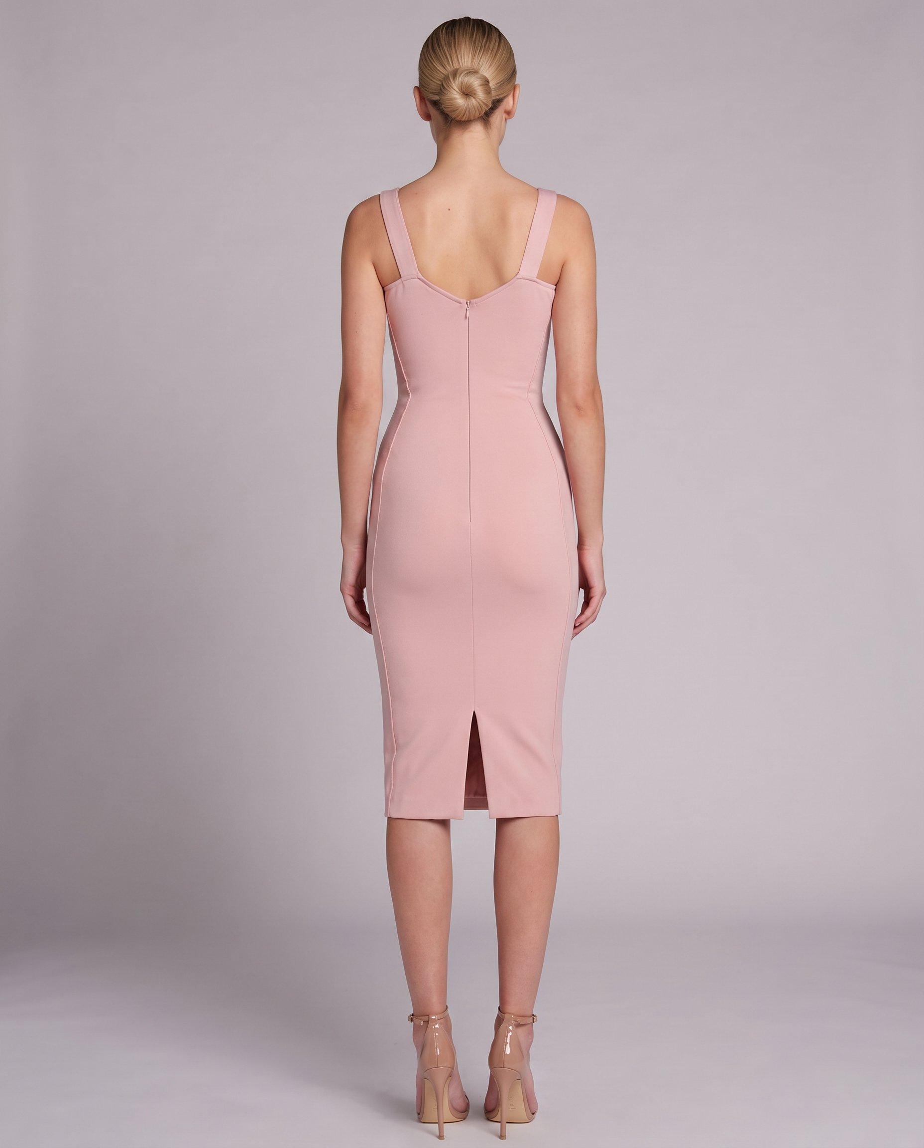 Ruby | Midi Dress with Lace Corset Panel