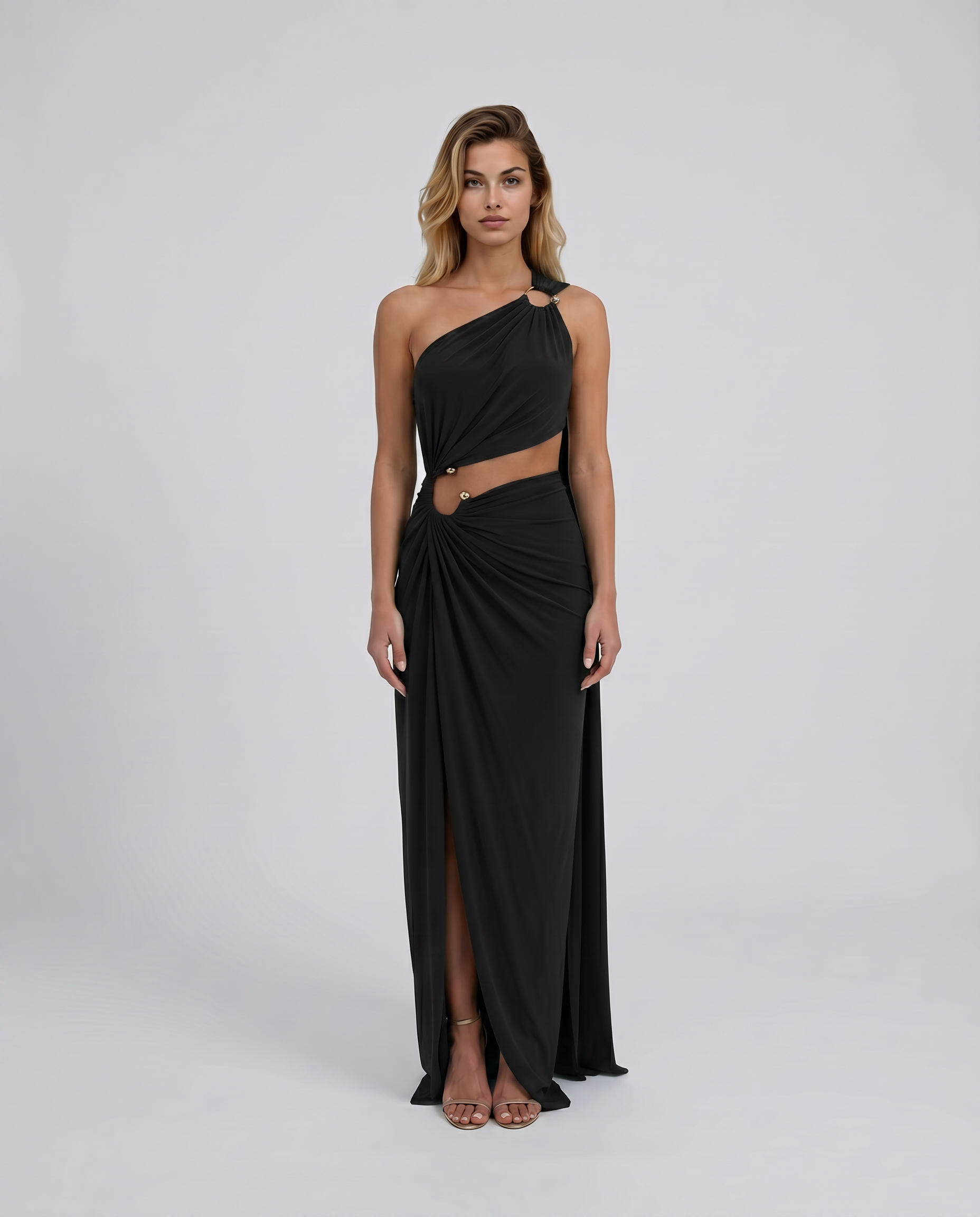 Jocelyn | Maxi Dress with Asymmetrical Cut-Out