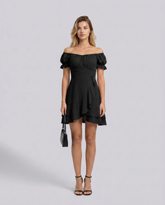 Shari | Mini Dress with Ruffled Hem