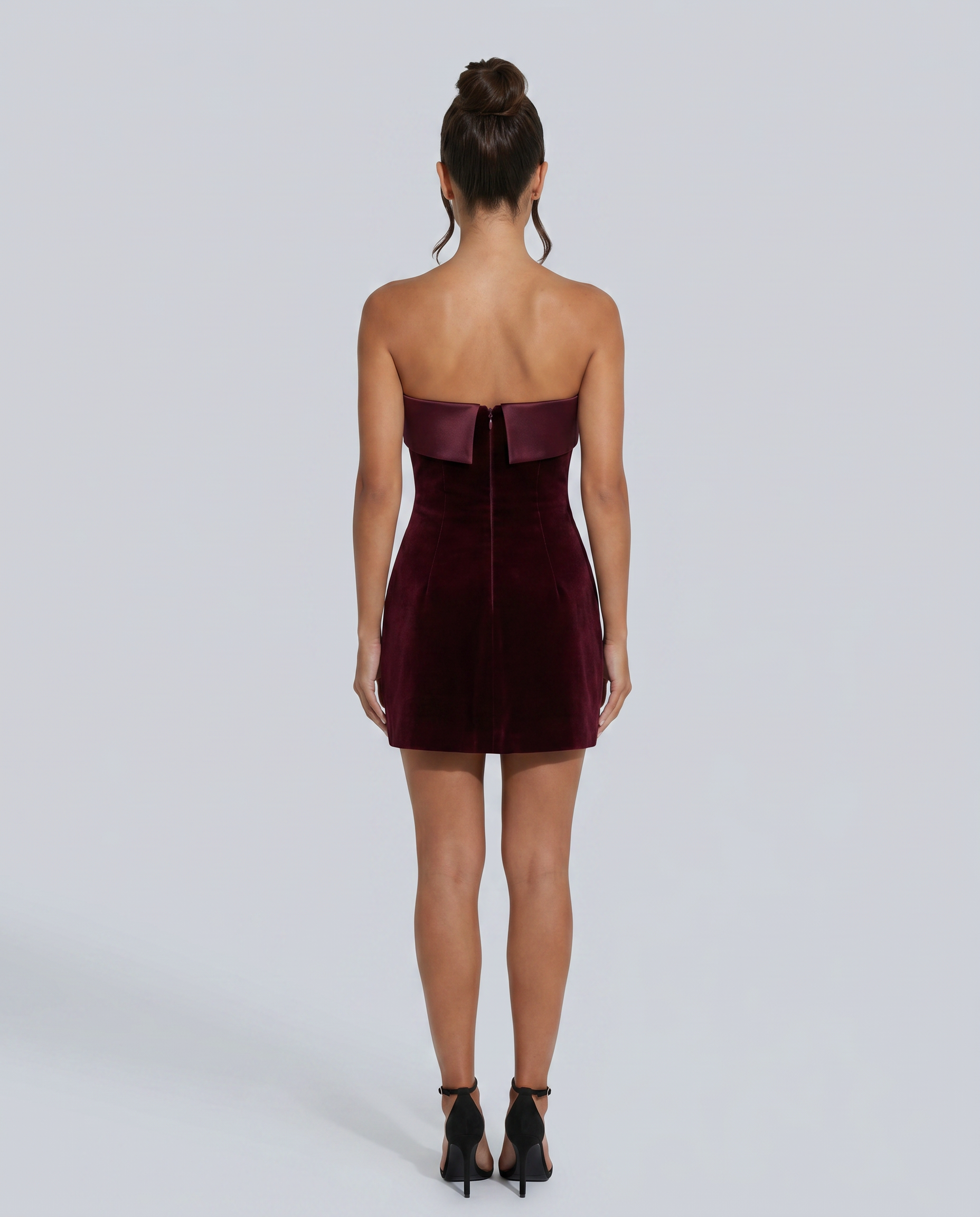 Lena | Mini Dress with Strapless Bodice and A-Line Skirt